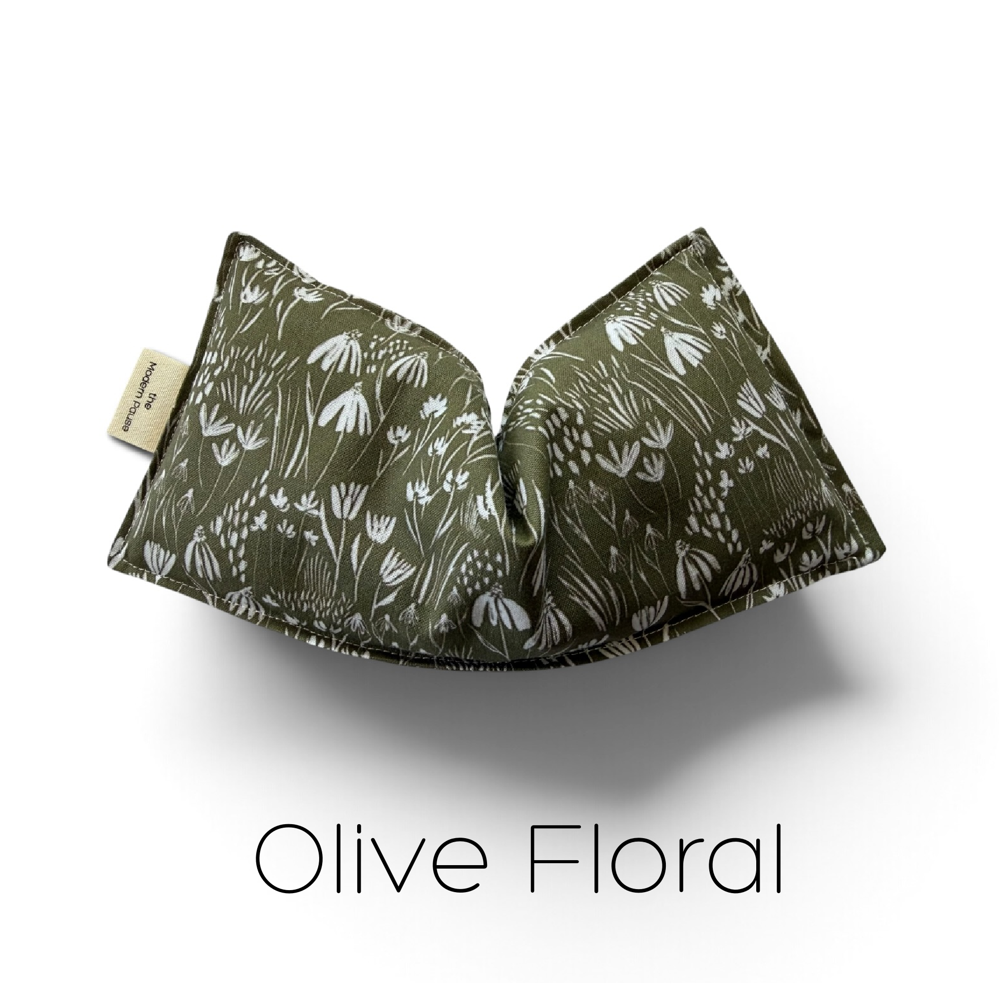 Eye Pillows in Olive and Spice Fall Florals