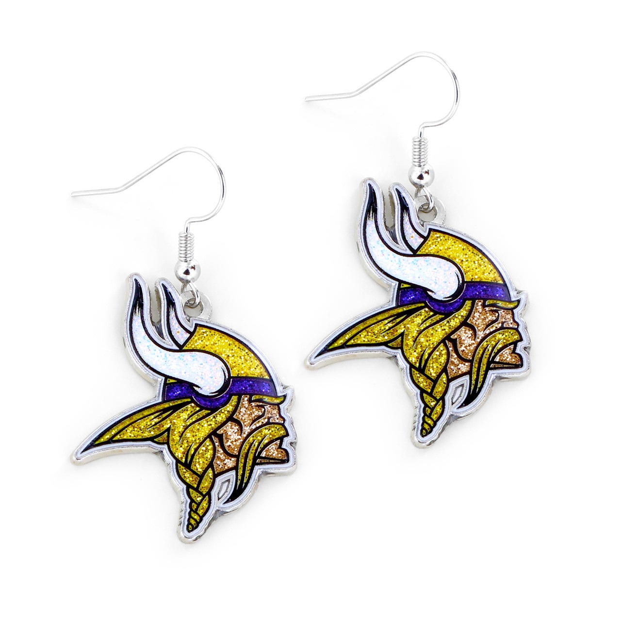 Minnesota Vikings Glitter Dazzle Earrings