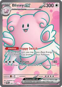 Blissey ex - 201/167 Ultra Rare NM