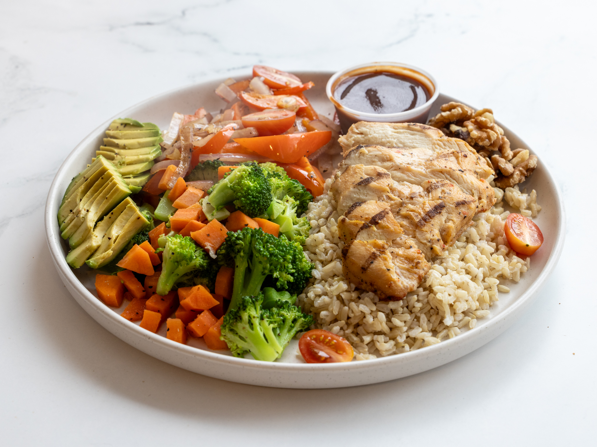 Veggies-Rice + Chicken Delight