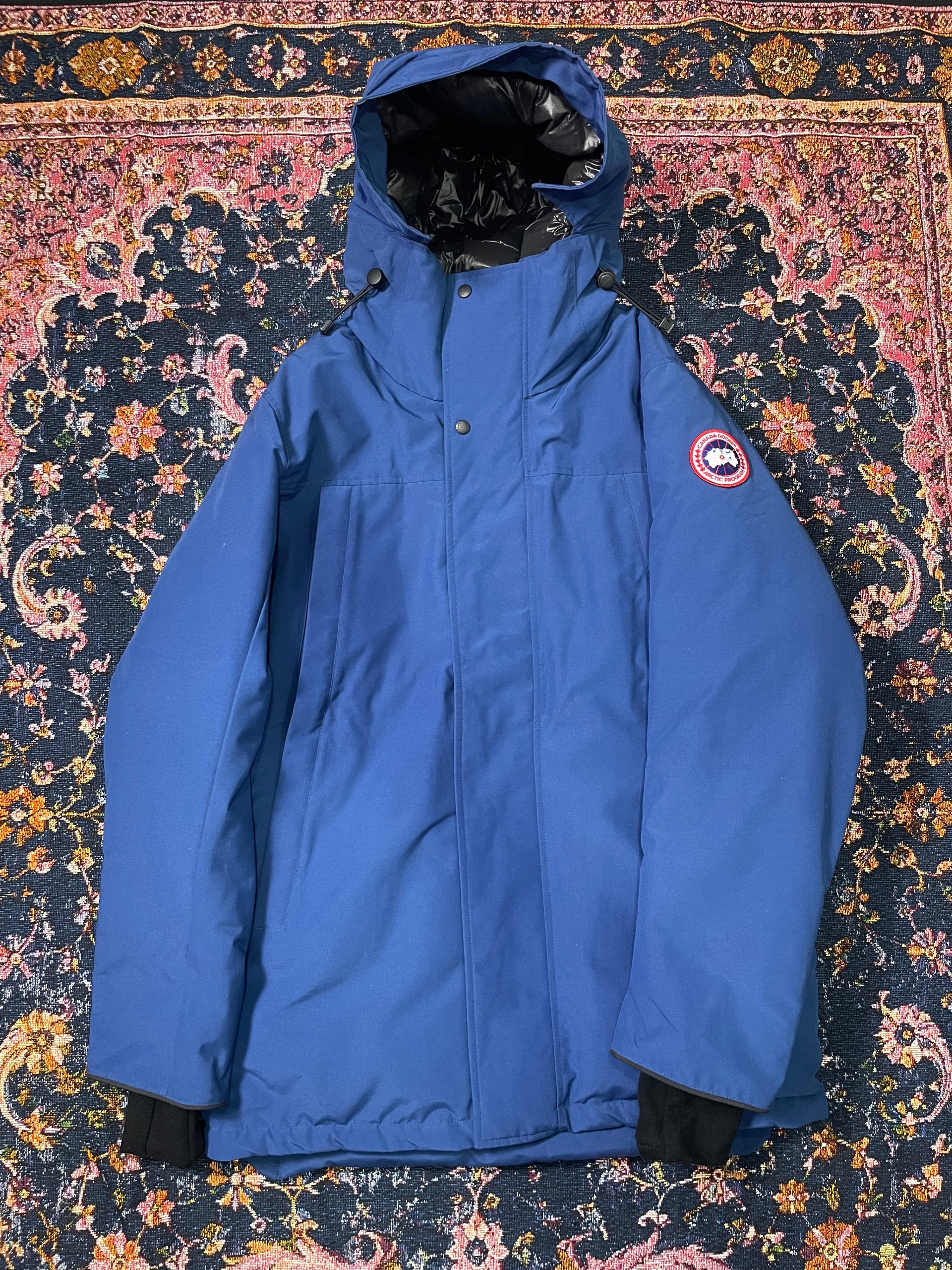 Canada Goose Blue Hooded Insulated Parka Jacket ( NEW )