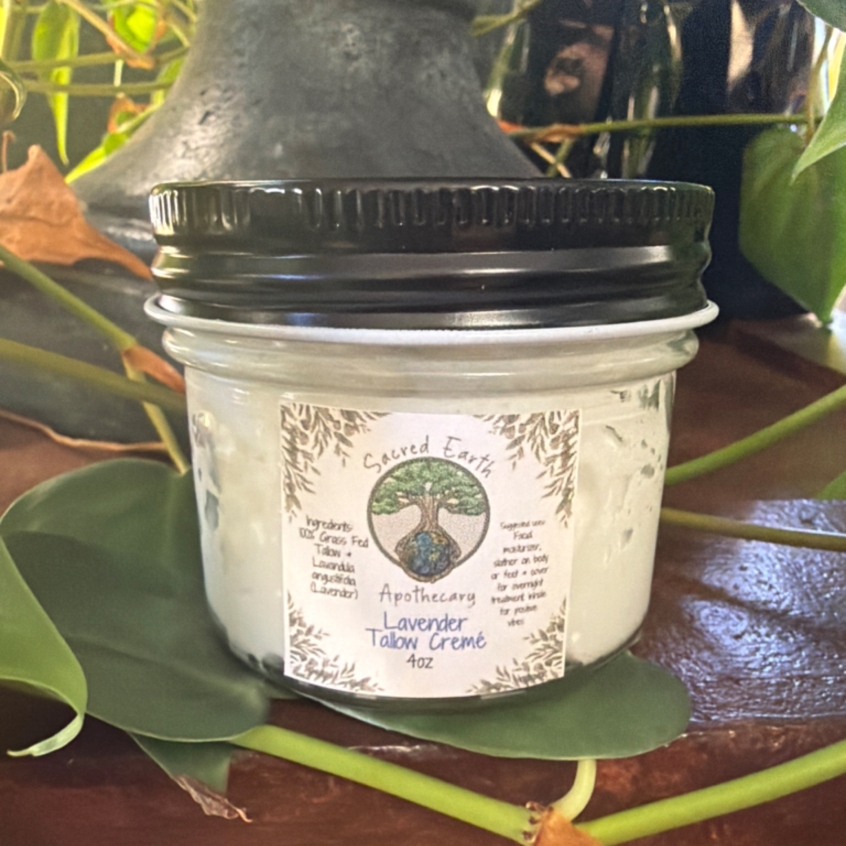 Sacred Earth Apothecary - 4oz Lavender Tallow