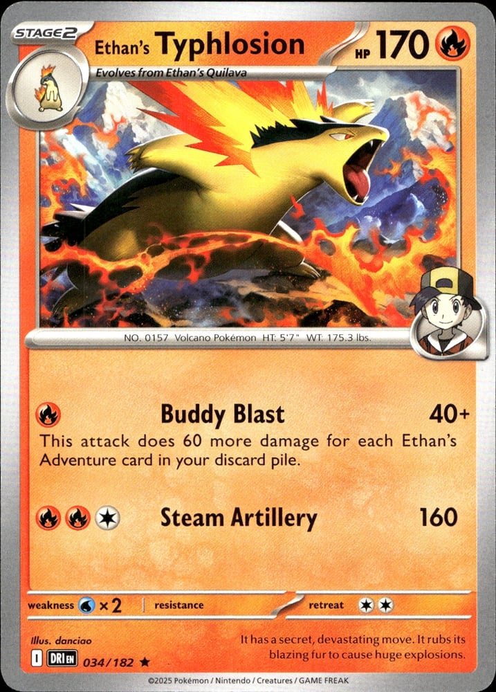 Ethan's Typhlosion - SV10 34/182