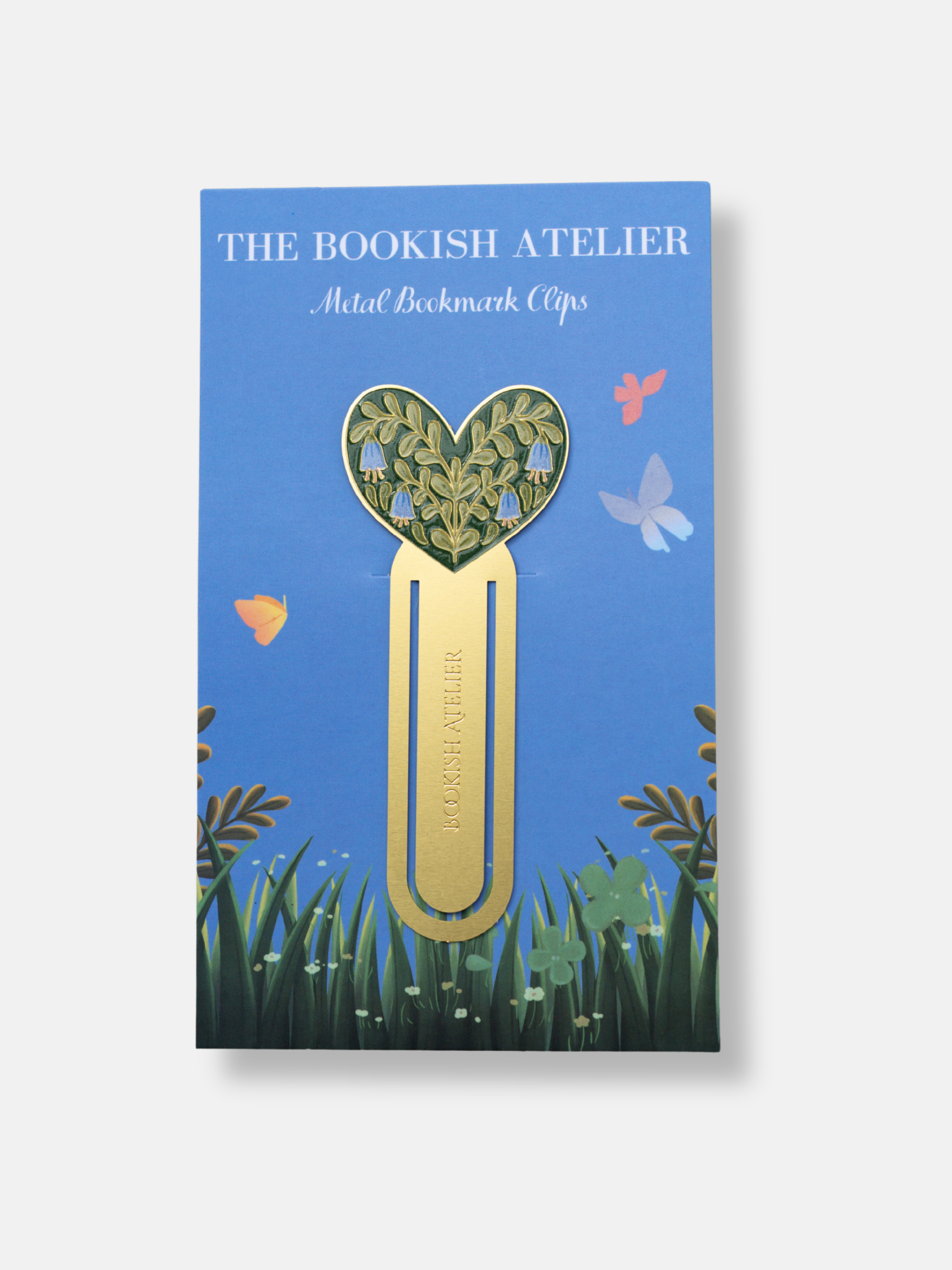 Garden Heart Metal Bookmark Clip | Bookish Reader