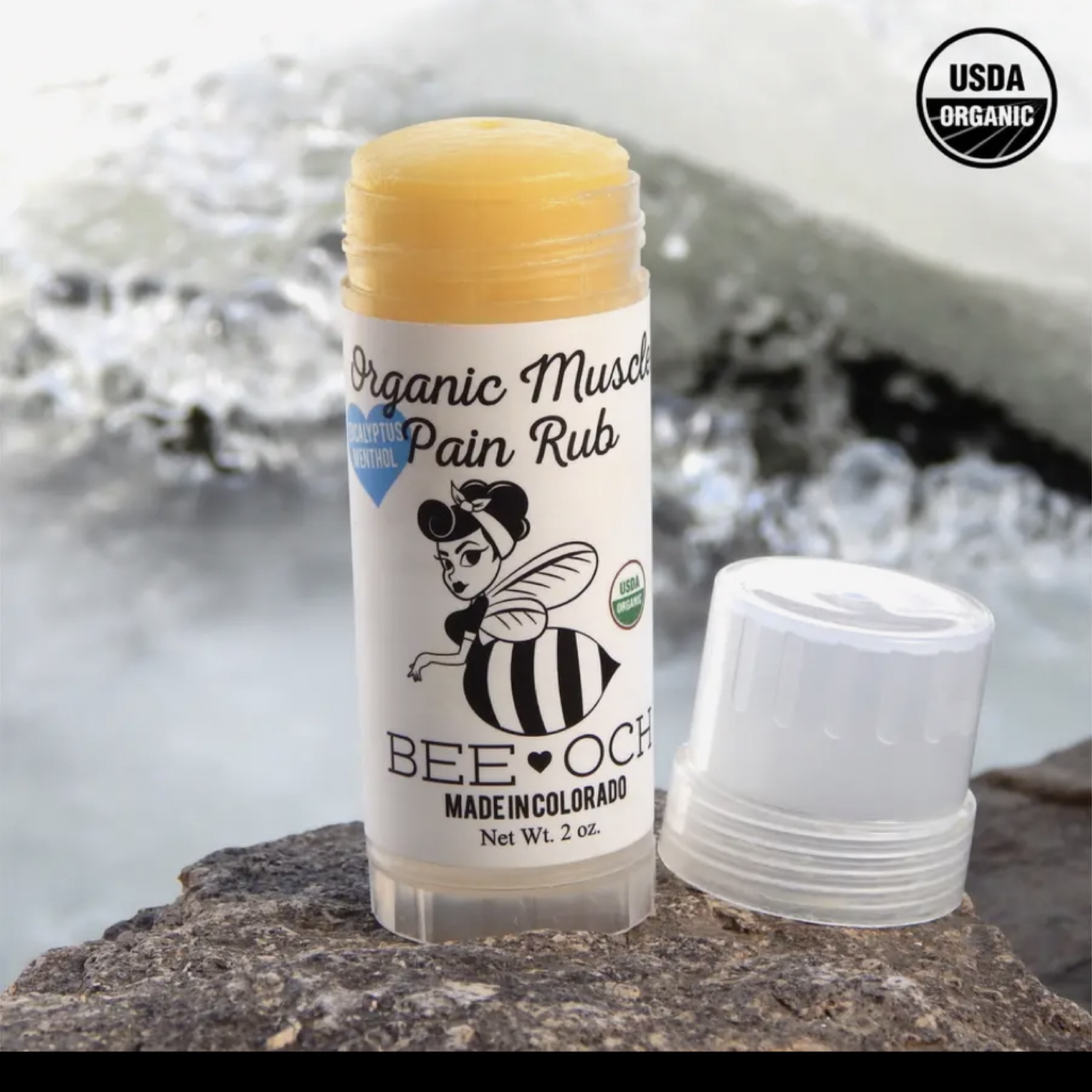 Bee-Och Organics - Organic Muscle Pain Rub