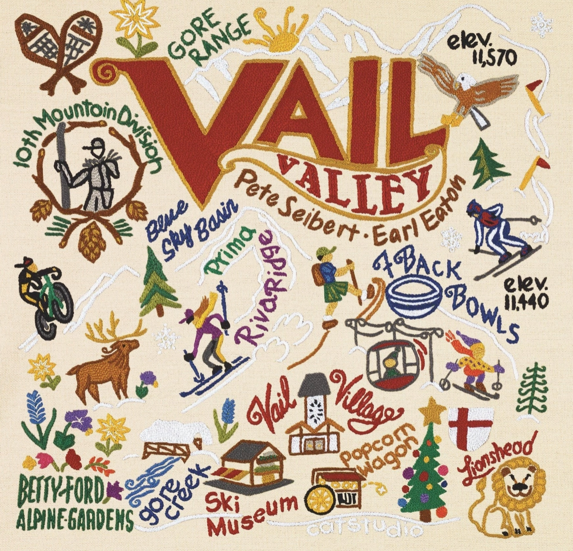 Vail Valley Tote Bag by catstudio