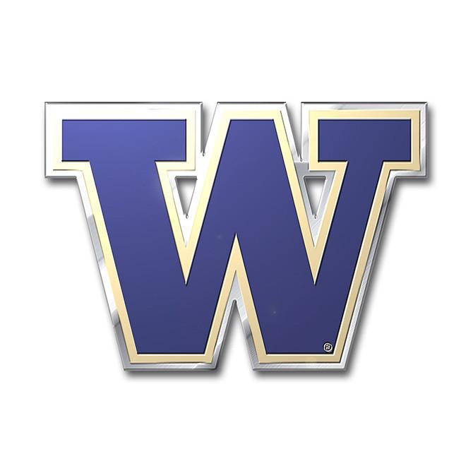 Washington Huskies Color Auto Emblem