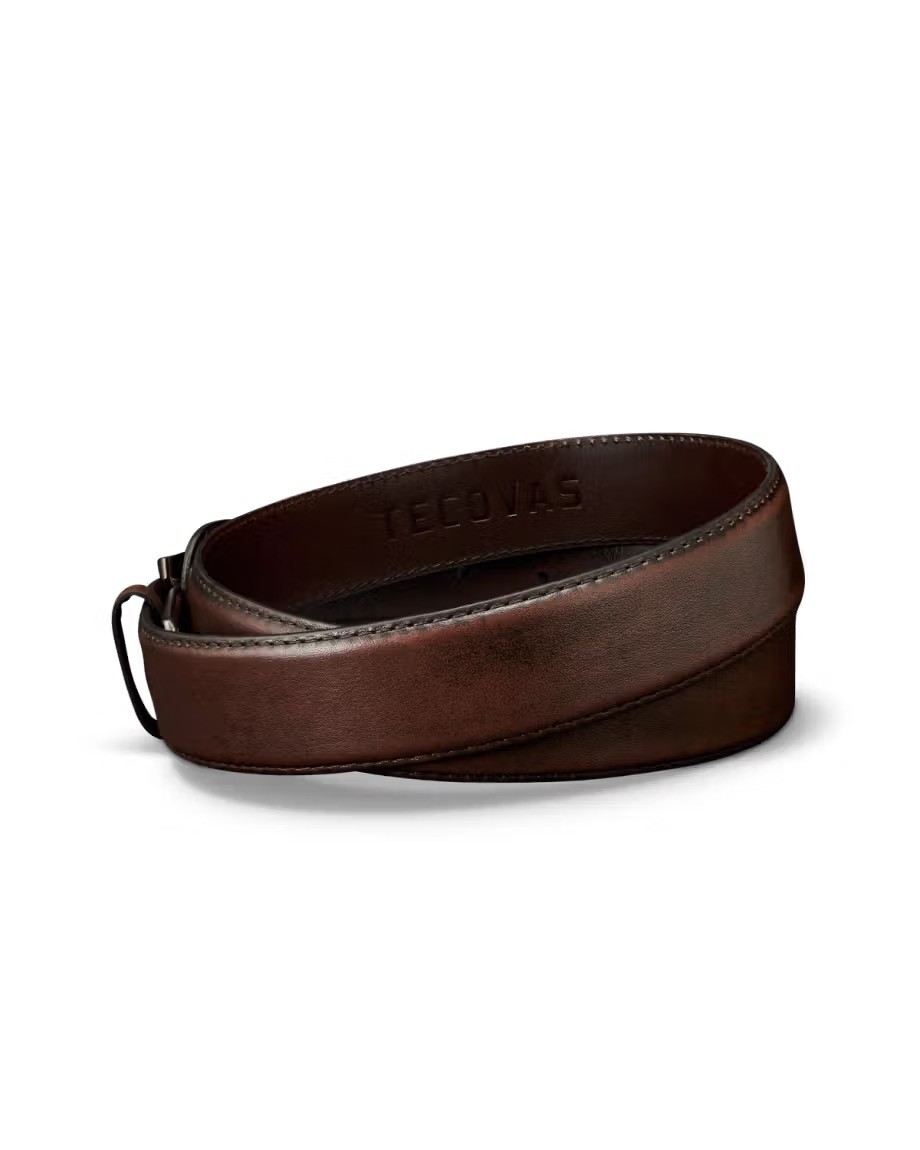 Tecovas Men's Cowhide Belt Ice Tea