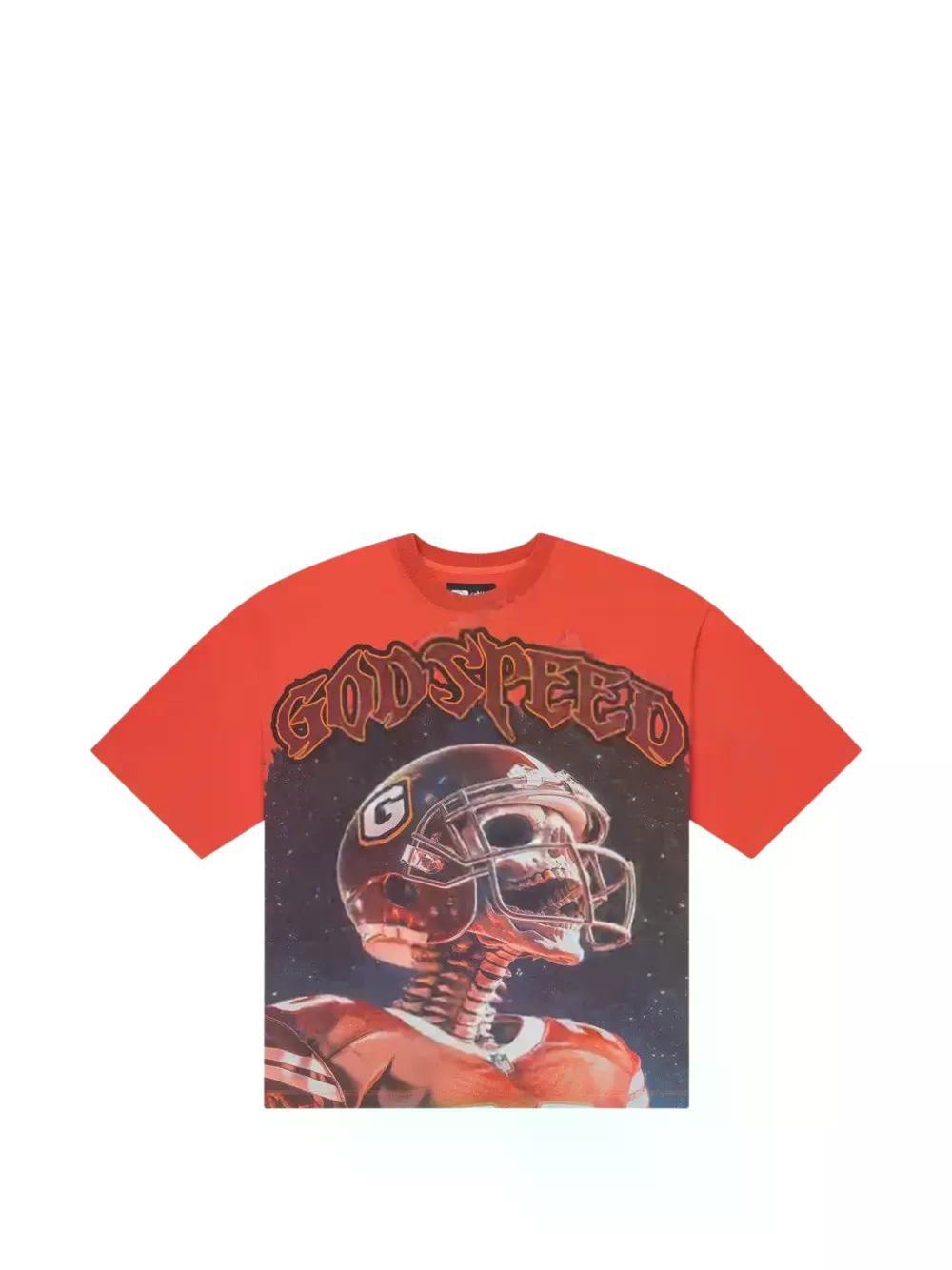 GODSPEED MORALE T-SHIRT RED