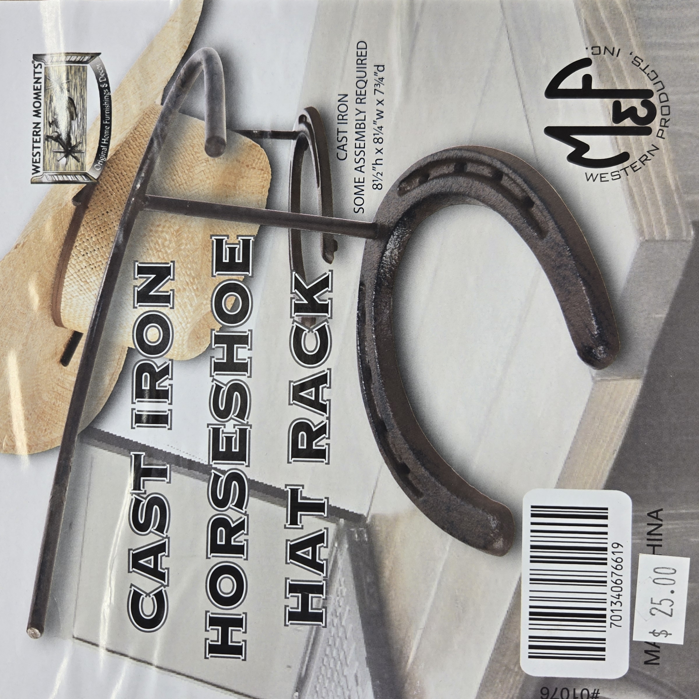 Cowboy Boot/Horseshoe Frame