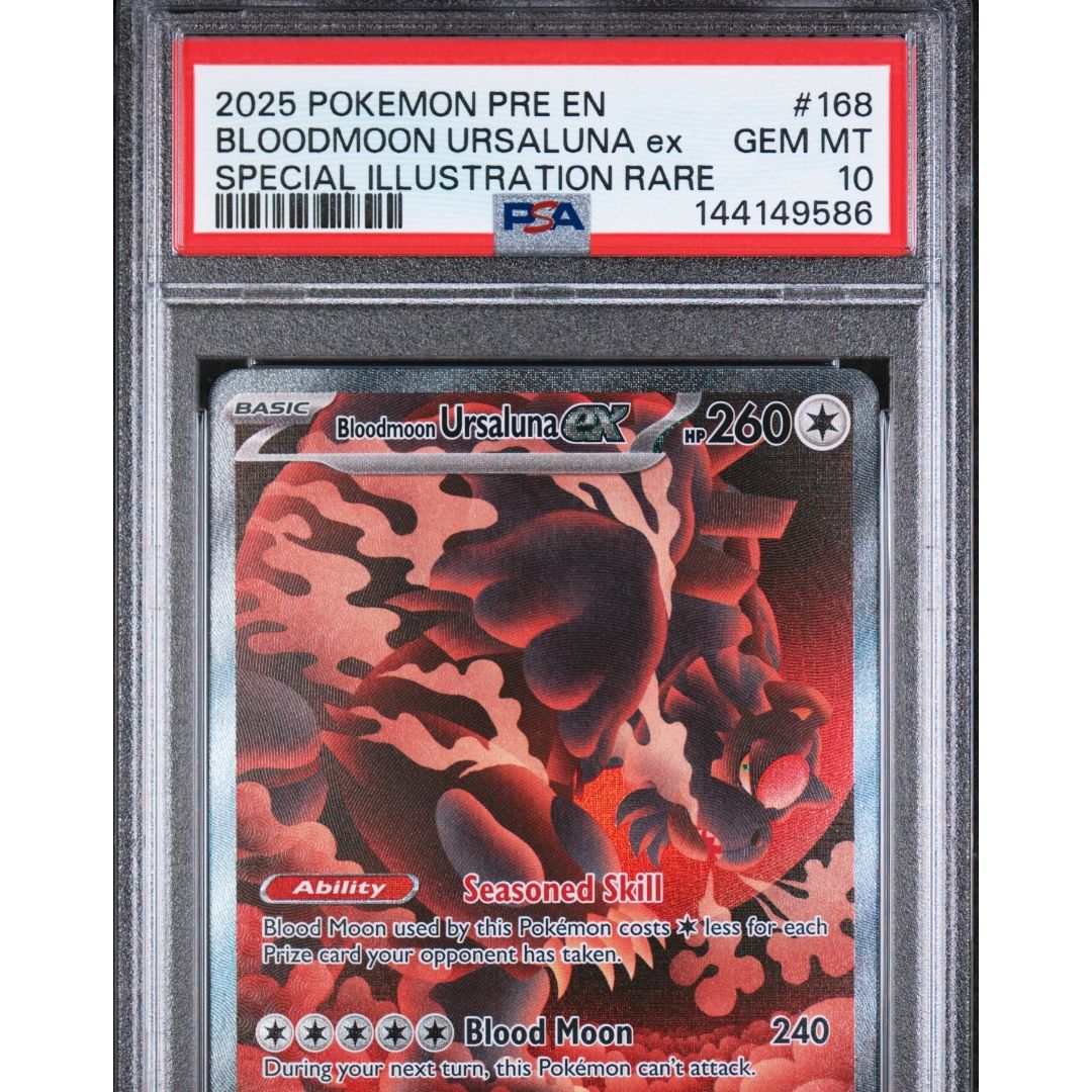 Psa 10 Blood Moon Ursaluna SIR Graded Card