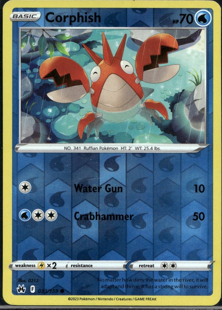 Corphish - SWSH12.5 33/159
