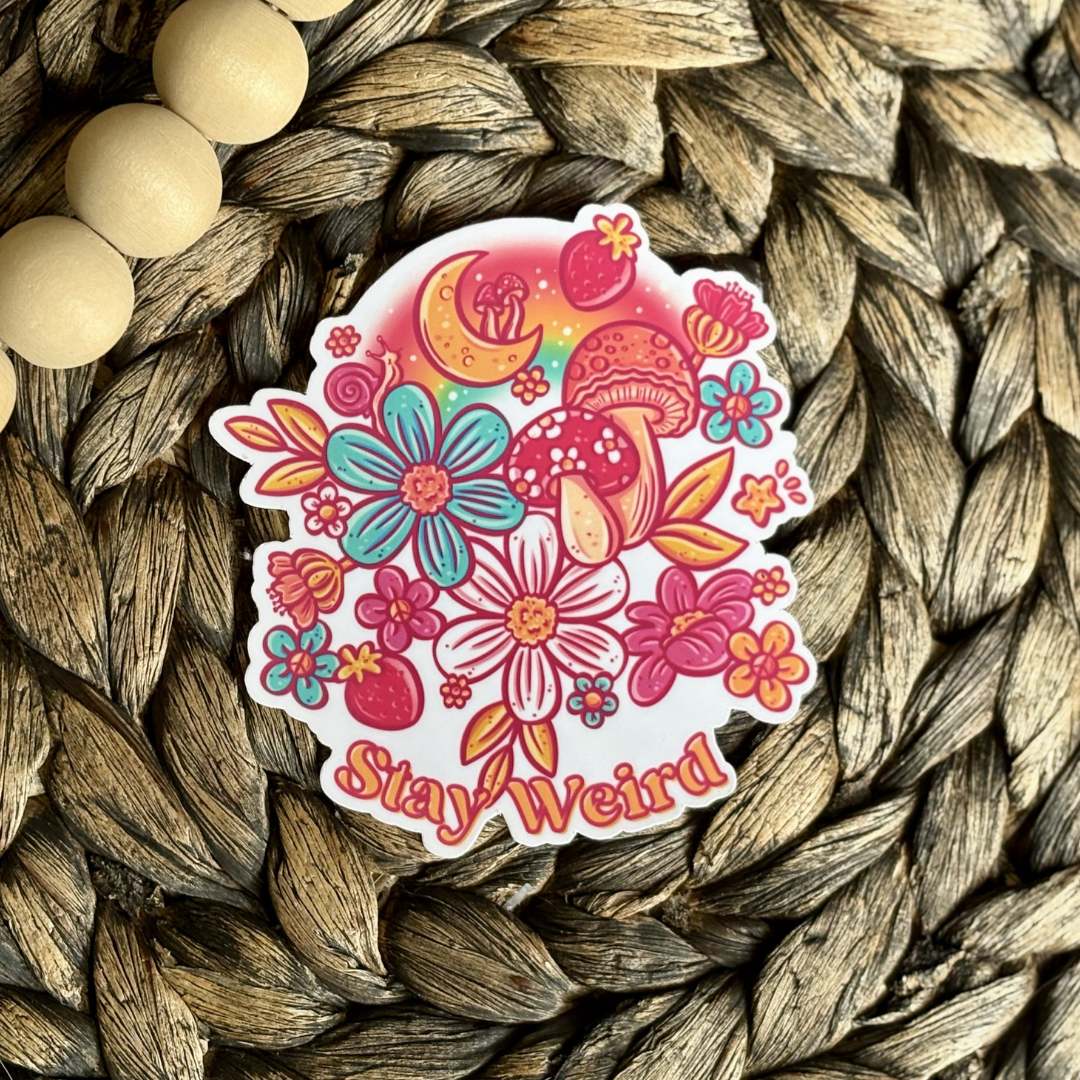 Stay Weird Sticker preview image