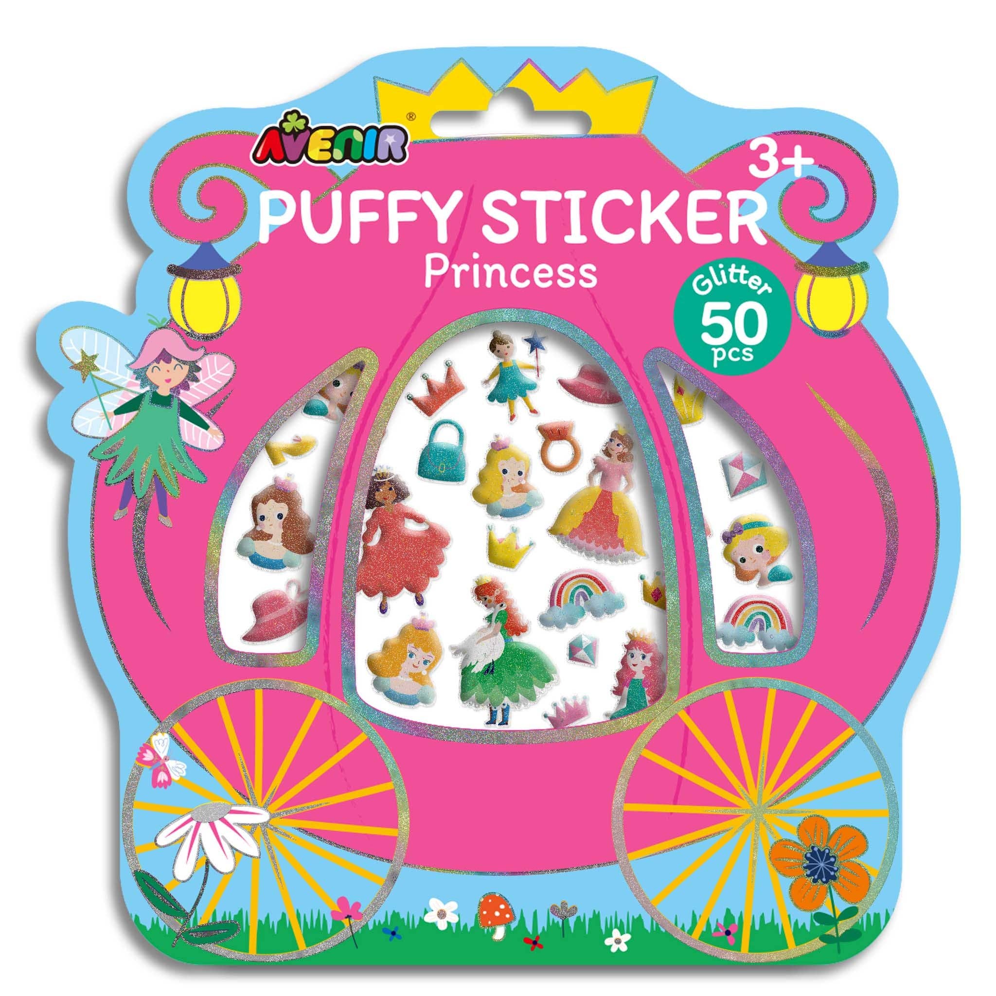 Puffy Stickers Princess