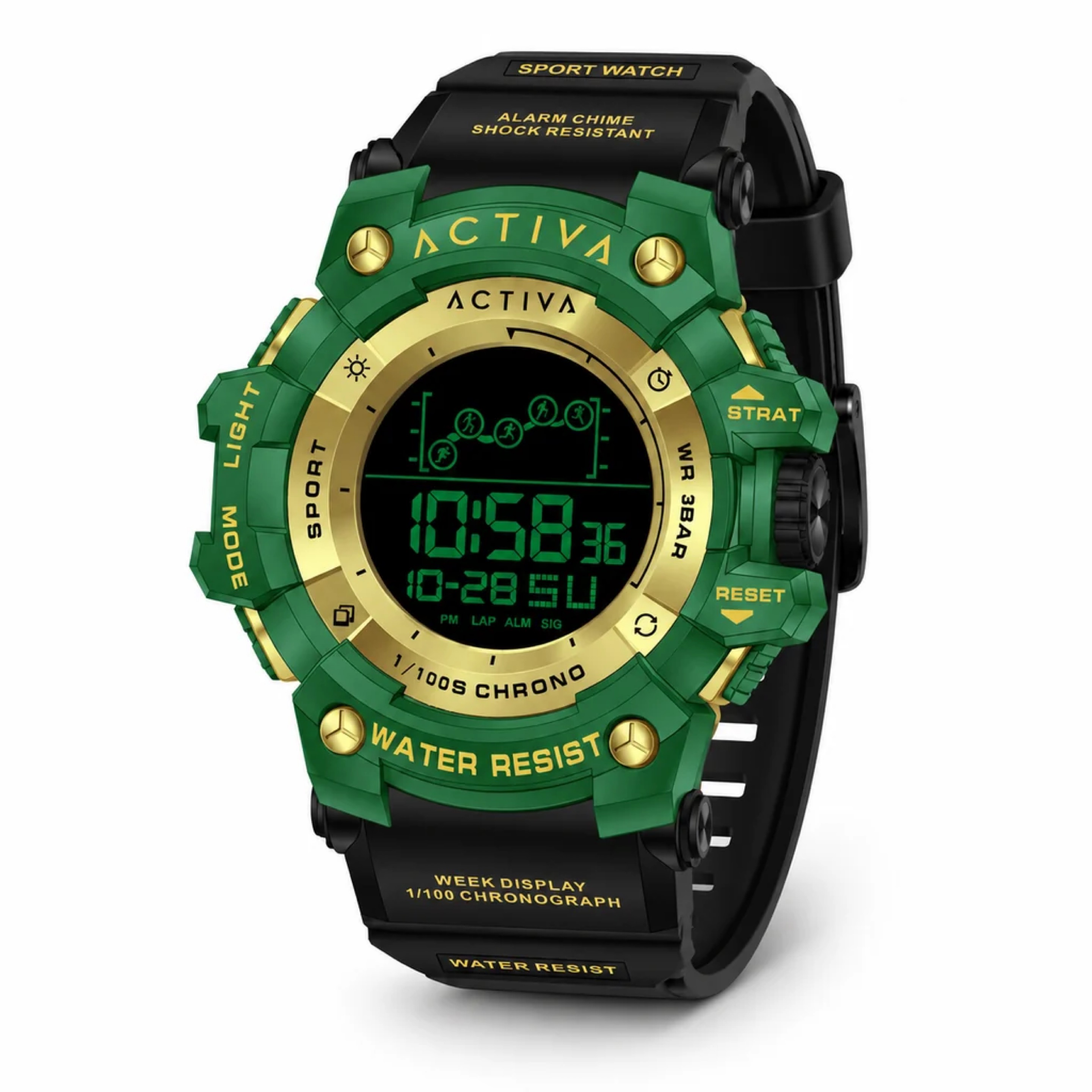 Invicta / Activa Summit Digital Watch - 50mm (Green / Black)