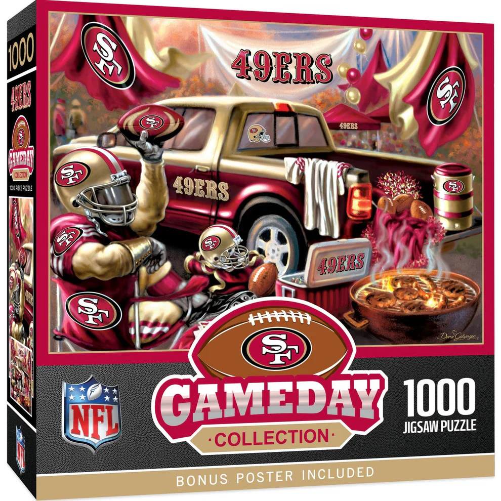 San Francisco 49ers 1000 Piece Gameday Design Puzzle