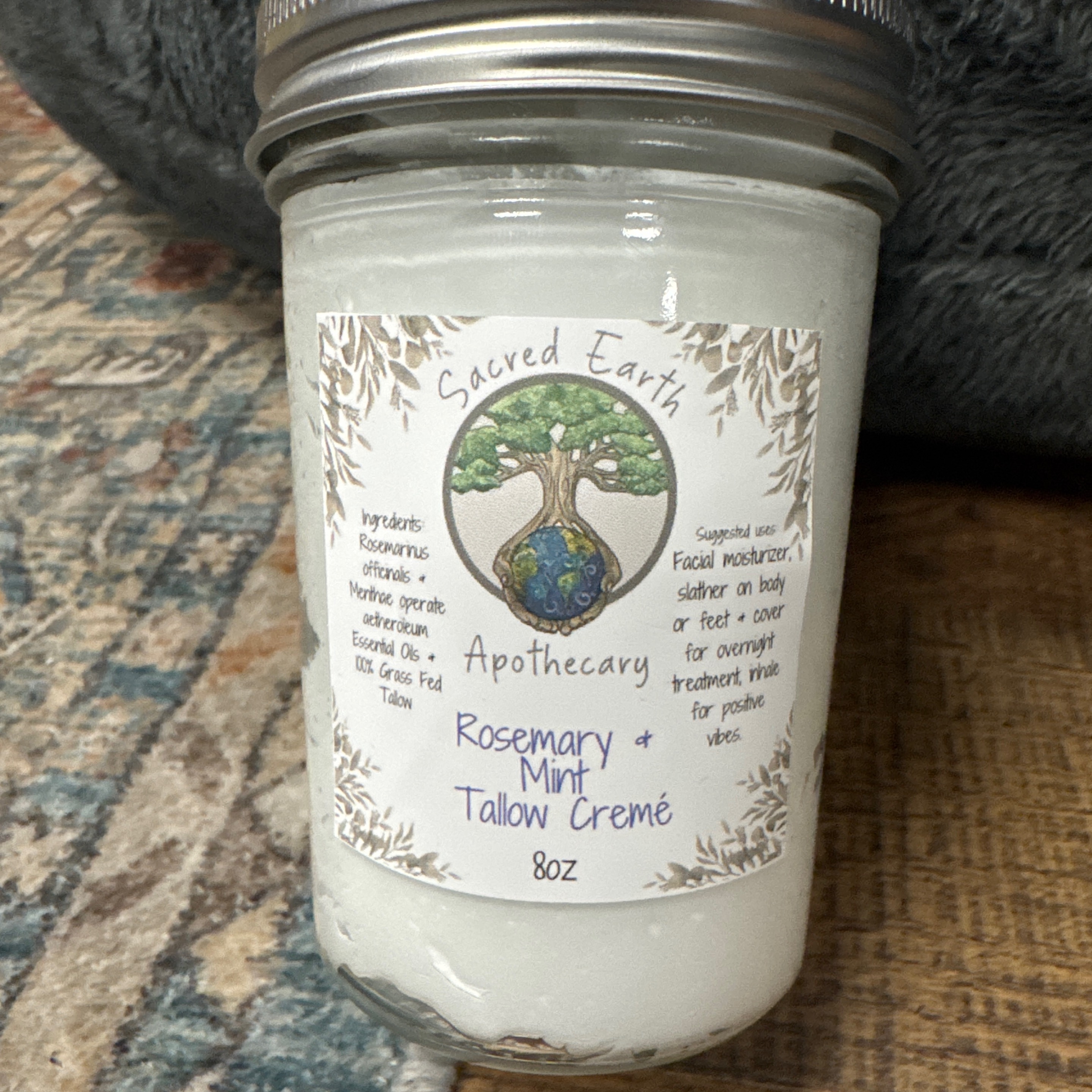 Sacred Earth Apothecary - 8oz Rosemary & Mint