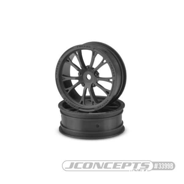 Tactic - Slash, Bandit, Street Eliminator 2.2" 12MM Hex Front Wheel - Black 2Pc 3399B