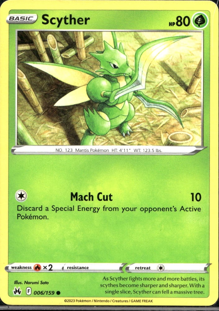 Scyther - SWSH12.5 6/159