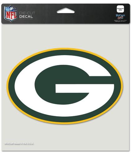 Green Bay Packers Perfect Cut Decal 8x8"