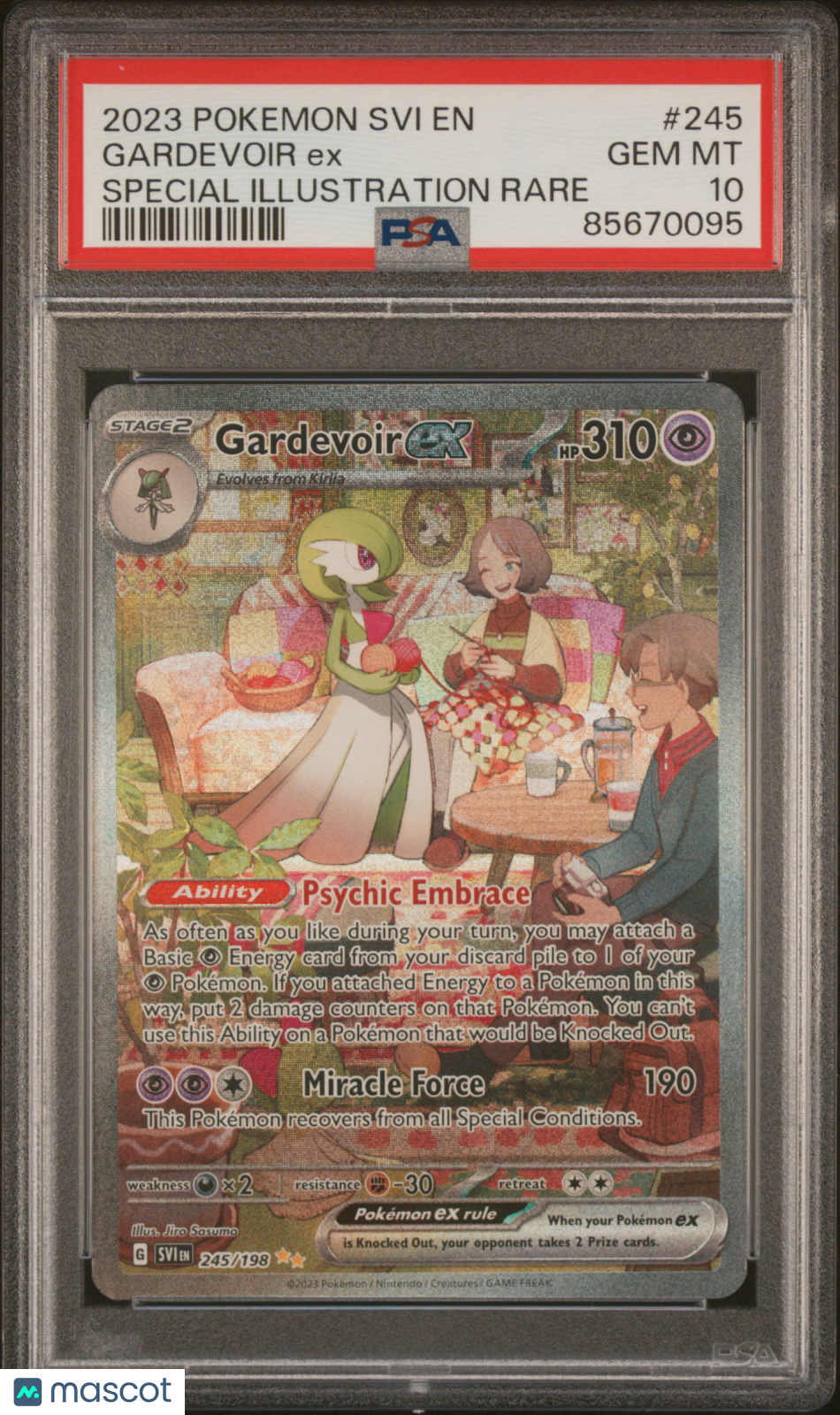 2023 Pokemon Scarlet & Violet Gardevoir EX SIR PSA 10 #245