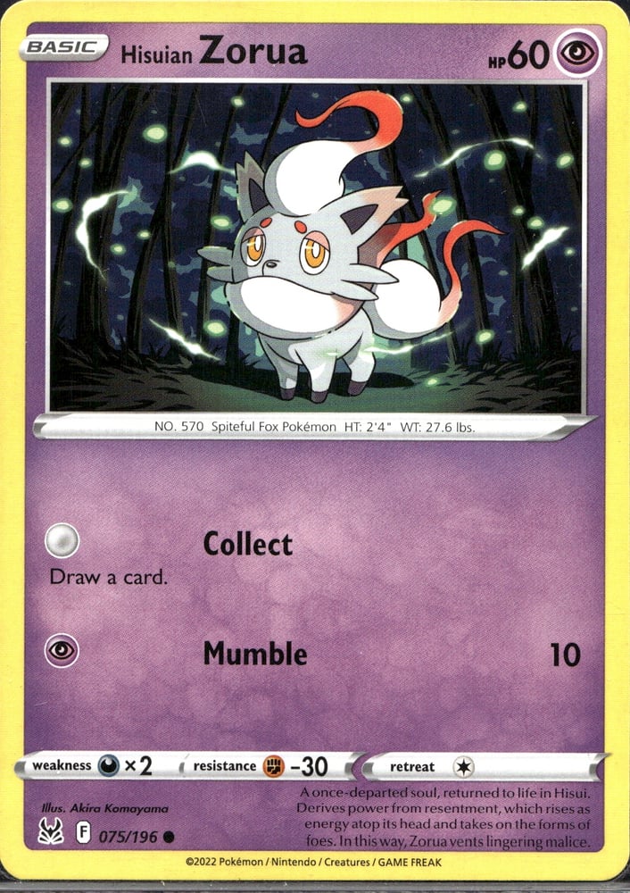 Hisuian Zorua - SWSH11 75/196