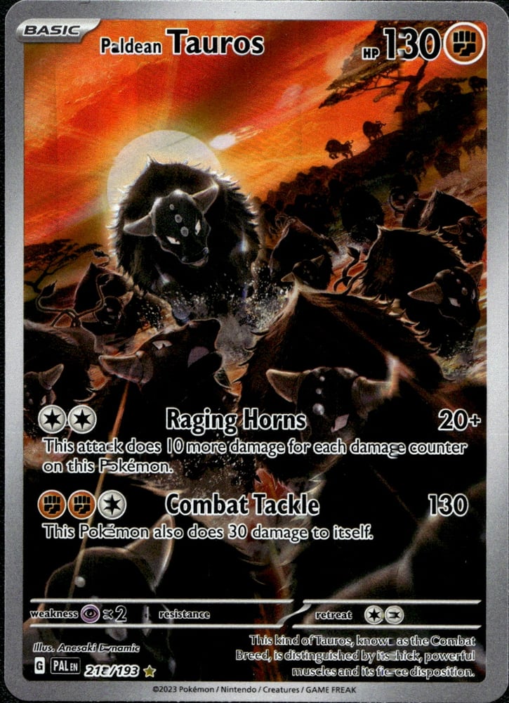 Paldean Tauros - SV02 218/193