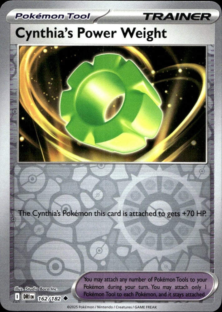 Cynthia's Power Weight - SV10 162/182