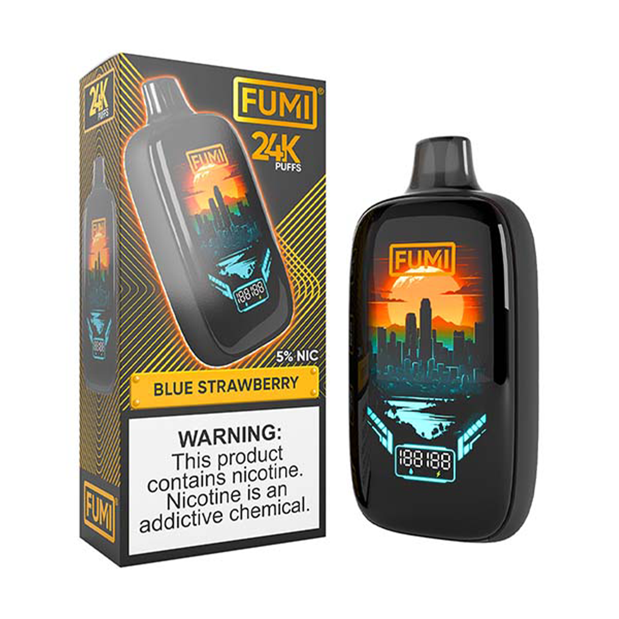 Fumi Blue Strawberry 24K
