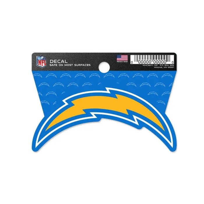 Los Angeles Chargers Clean Cut Decal 3x4"