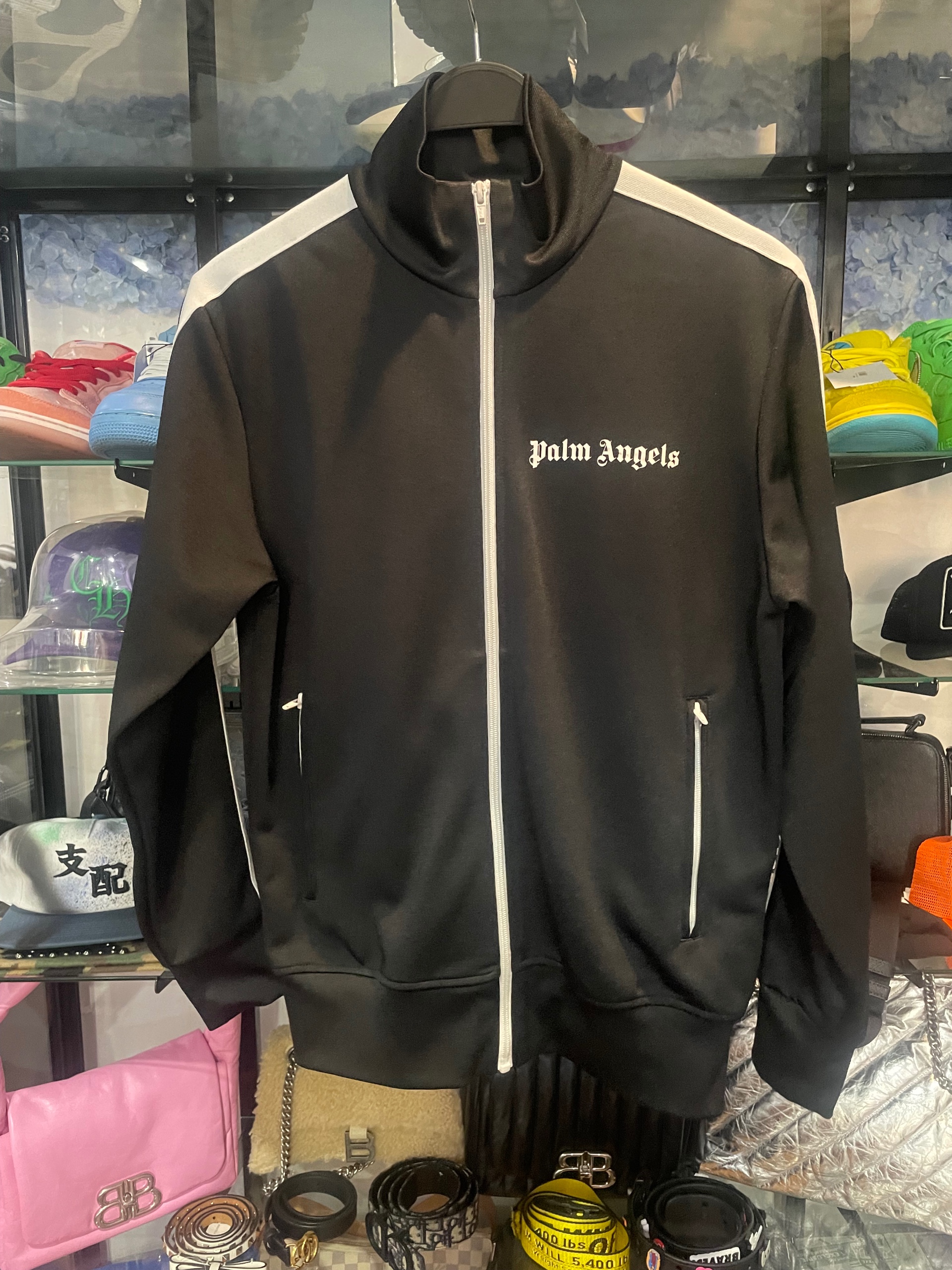 Palm angel black zip up size M (used)