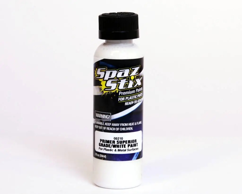 Primer Superior Grade/White Paint For Plastic & Metal Surfaces 2oz 00210