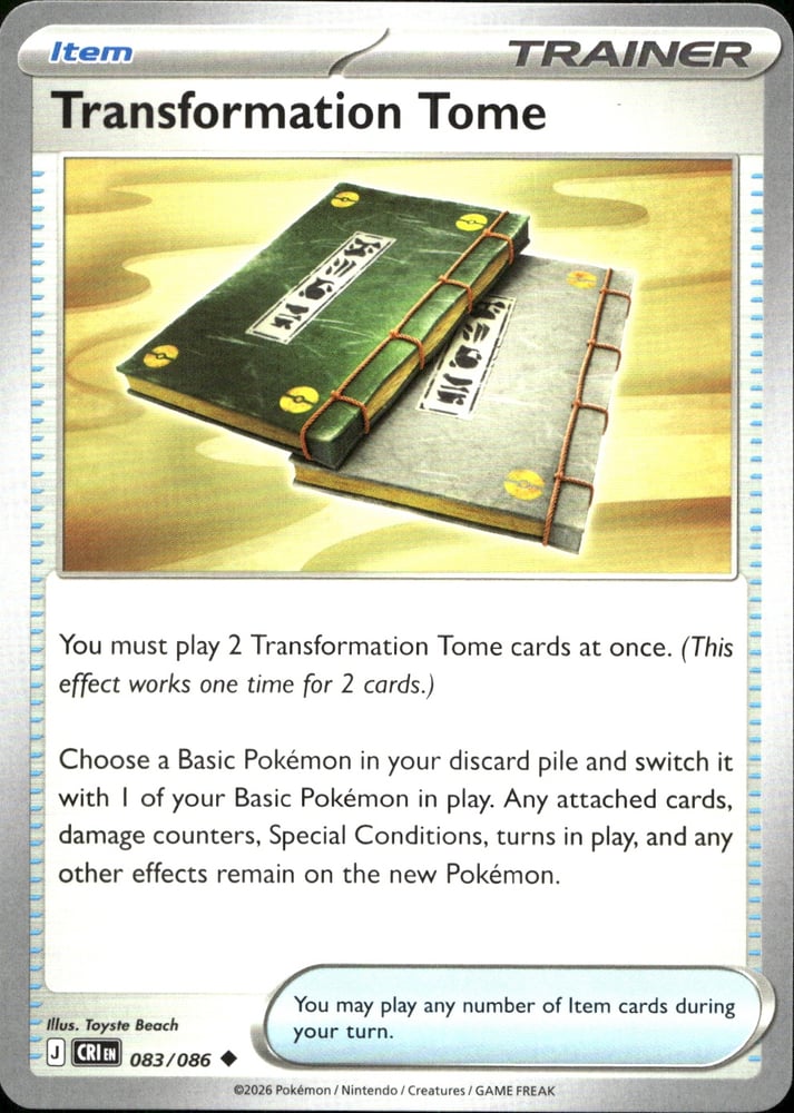 Transformation Tome - ME04 83/86