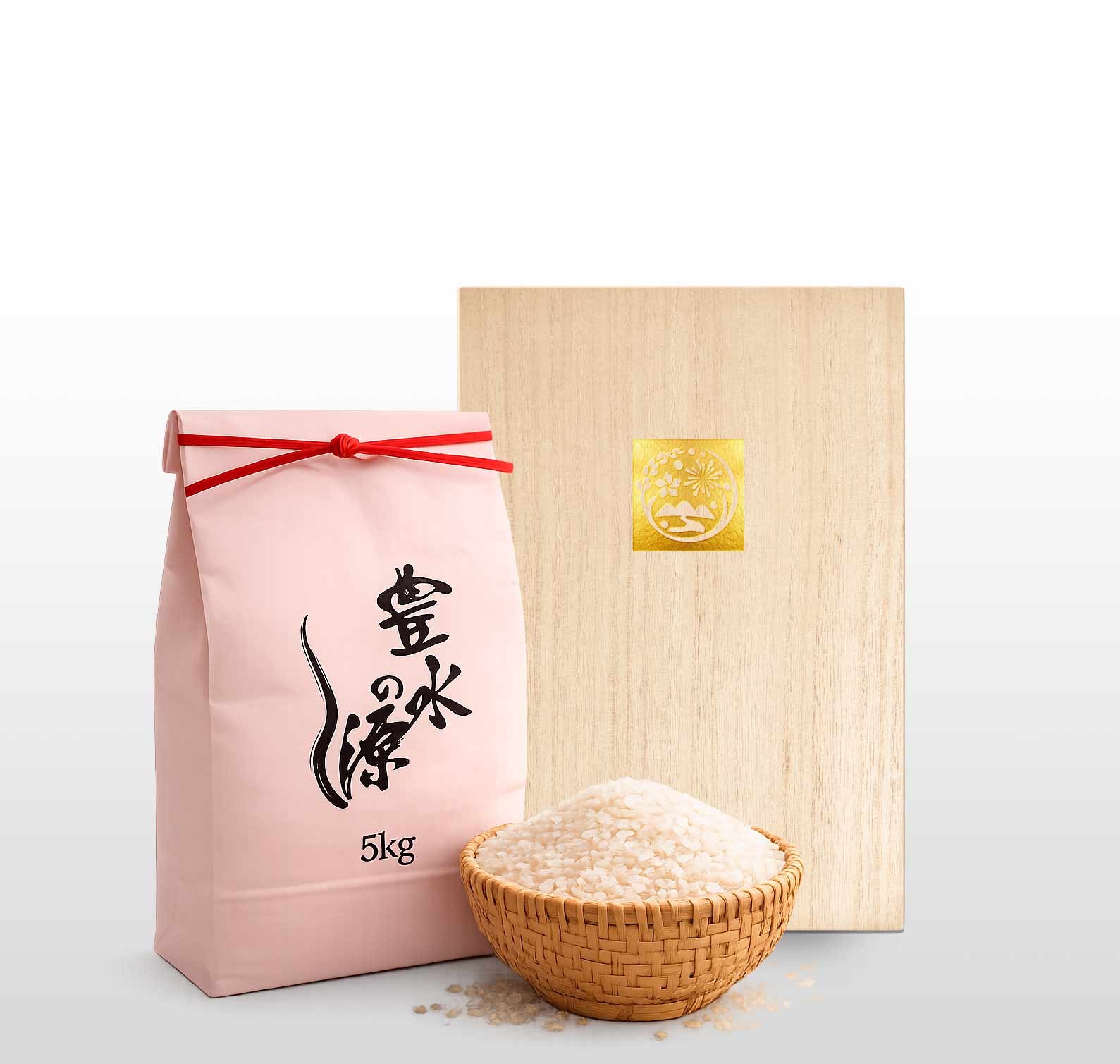 【豊水の源  5kg】桐箱入り贈答米　最高級　長岡産特別栽培米コシヒカリ