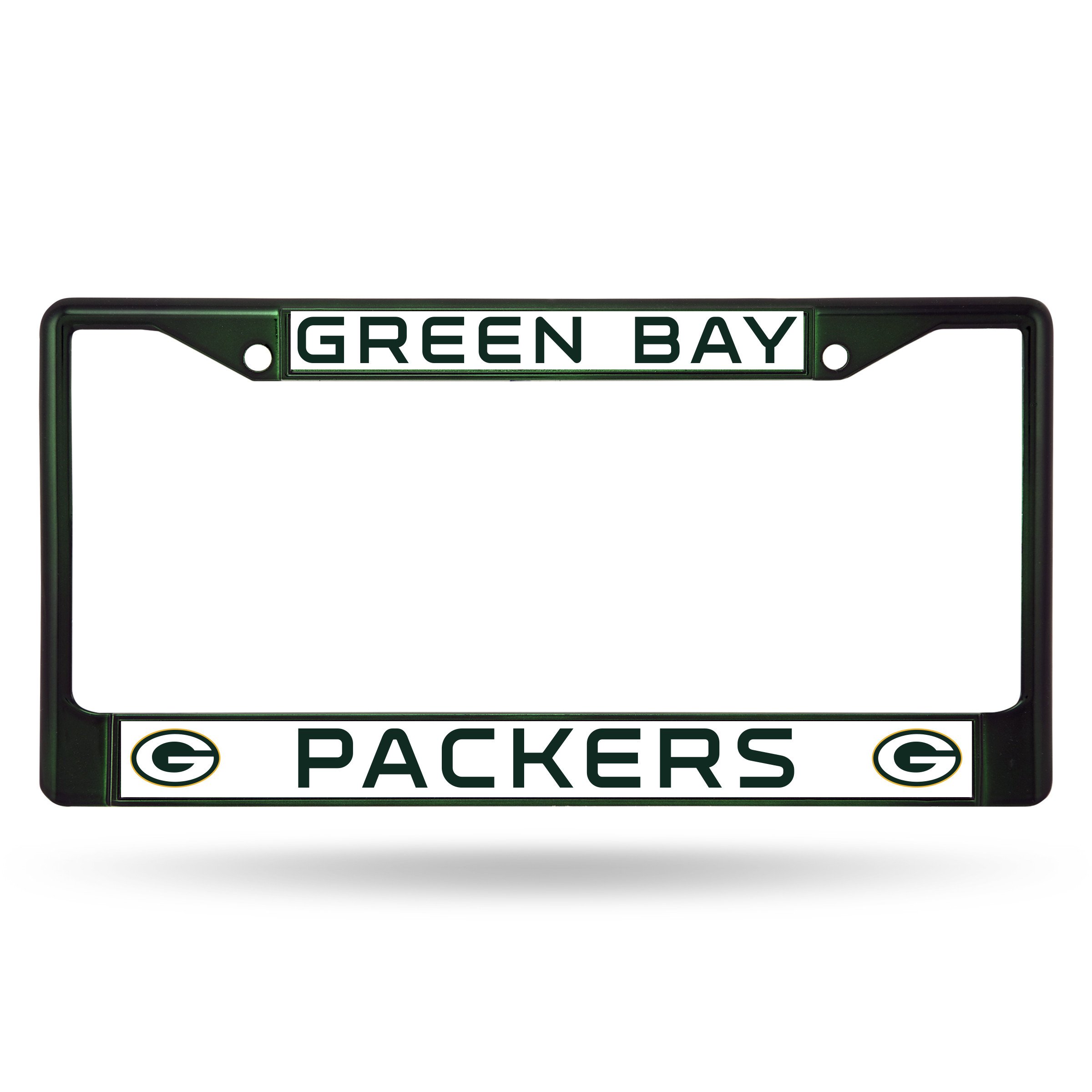 Green Bay Packers Dark Green Metal License Plate Frame