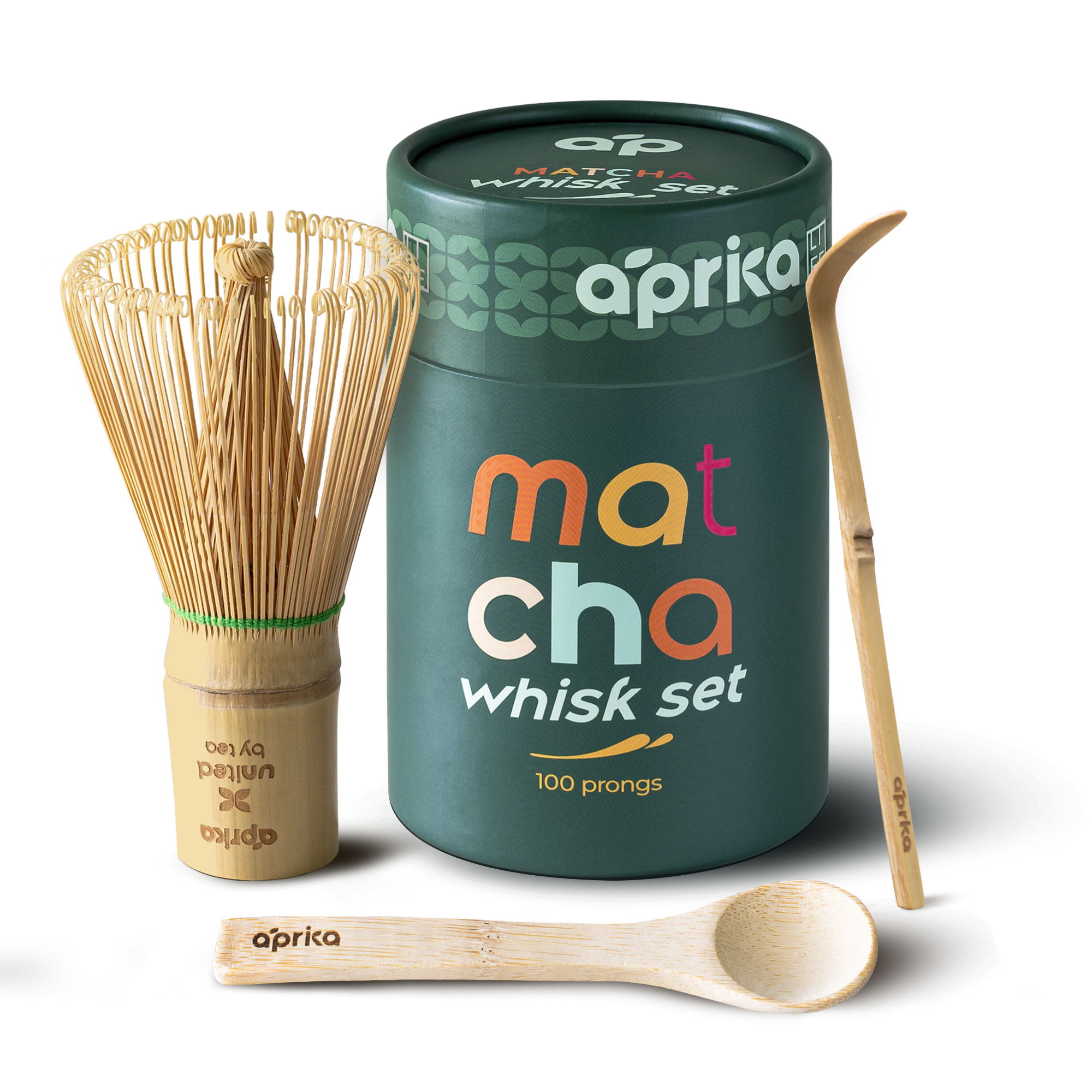 Aprikalife - Matcha Whisk Set, Traditional Handmade Matcha Kit