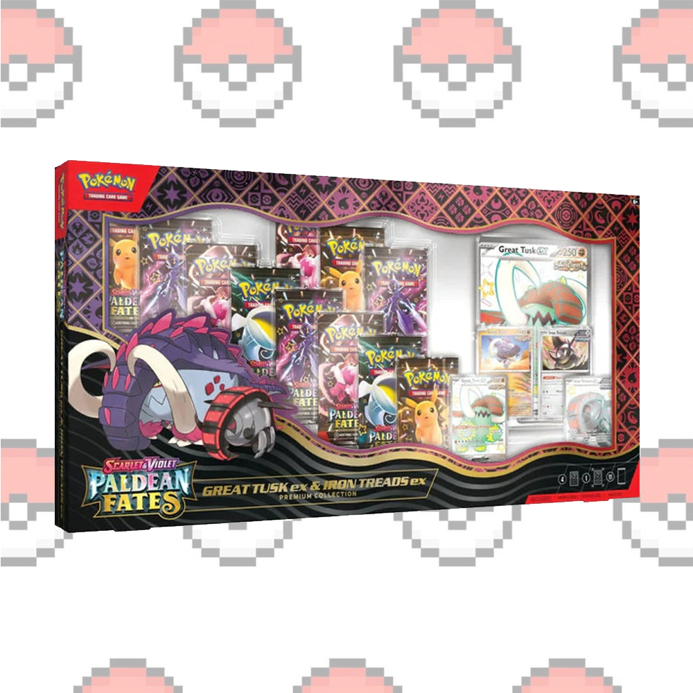 Paldean Fates Great Tusk 11 Pack Collection Box
