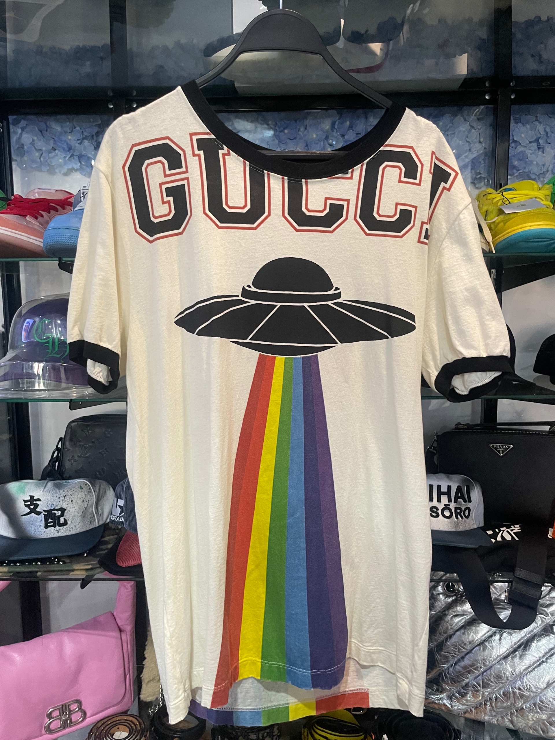 Gucci rainbow ufo t-shirt size M (used)