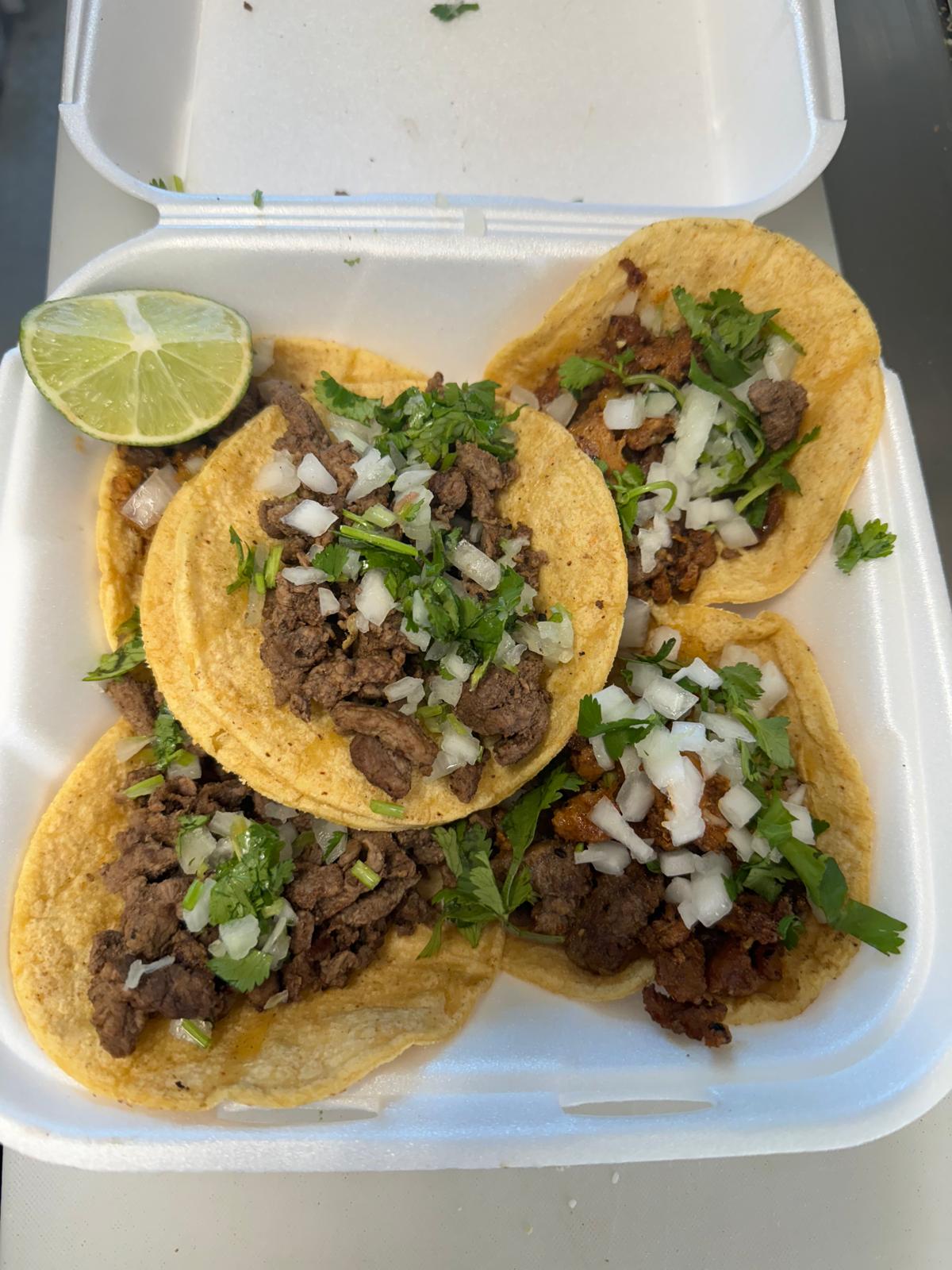 Tacos from Tacos del Valle in Aurora