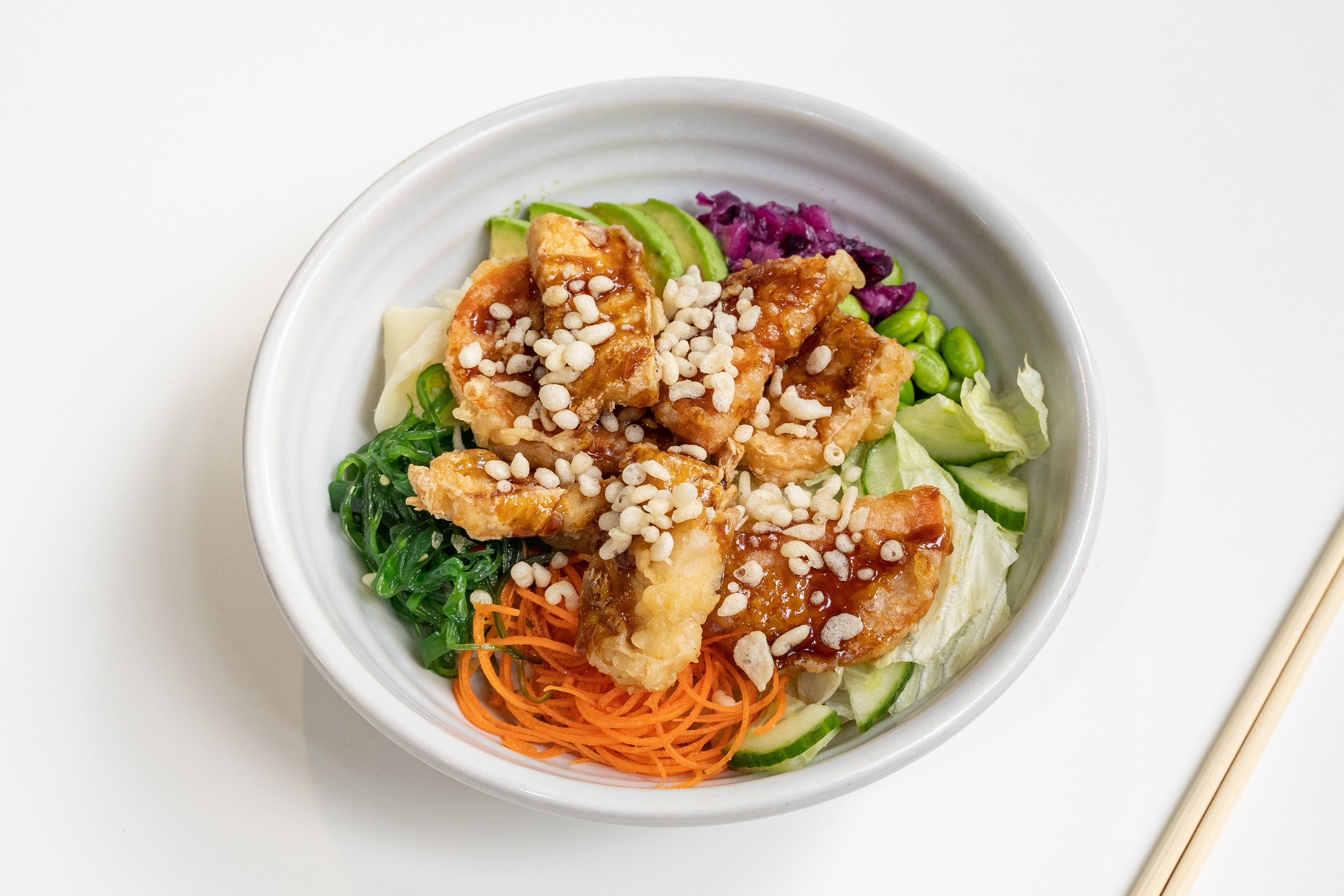 Tofu and Sweet Potato Poke