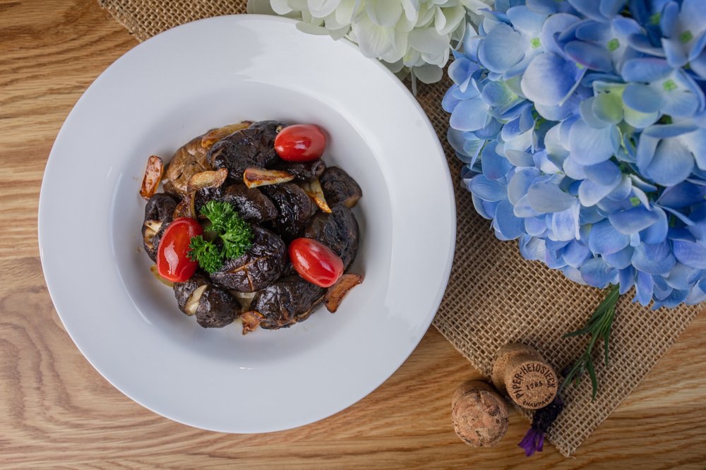 Sauteed shiitake mushrooms