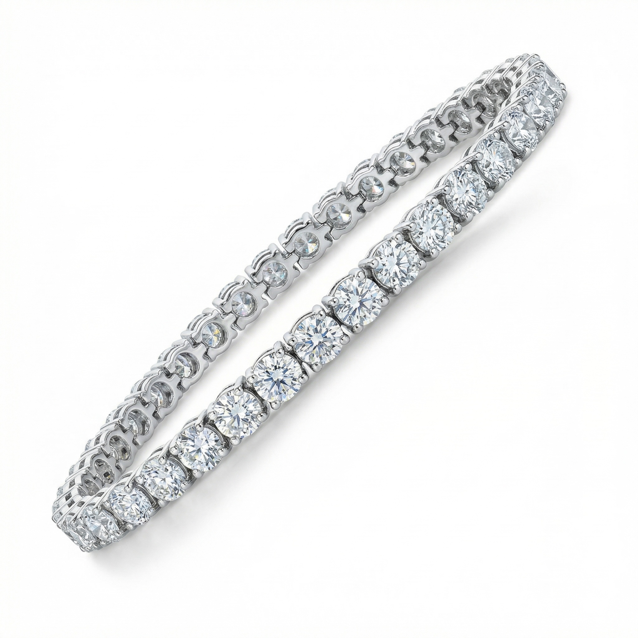 6.69ct Diamond Tennis Bracelet – 7”