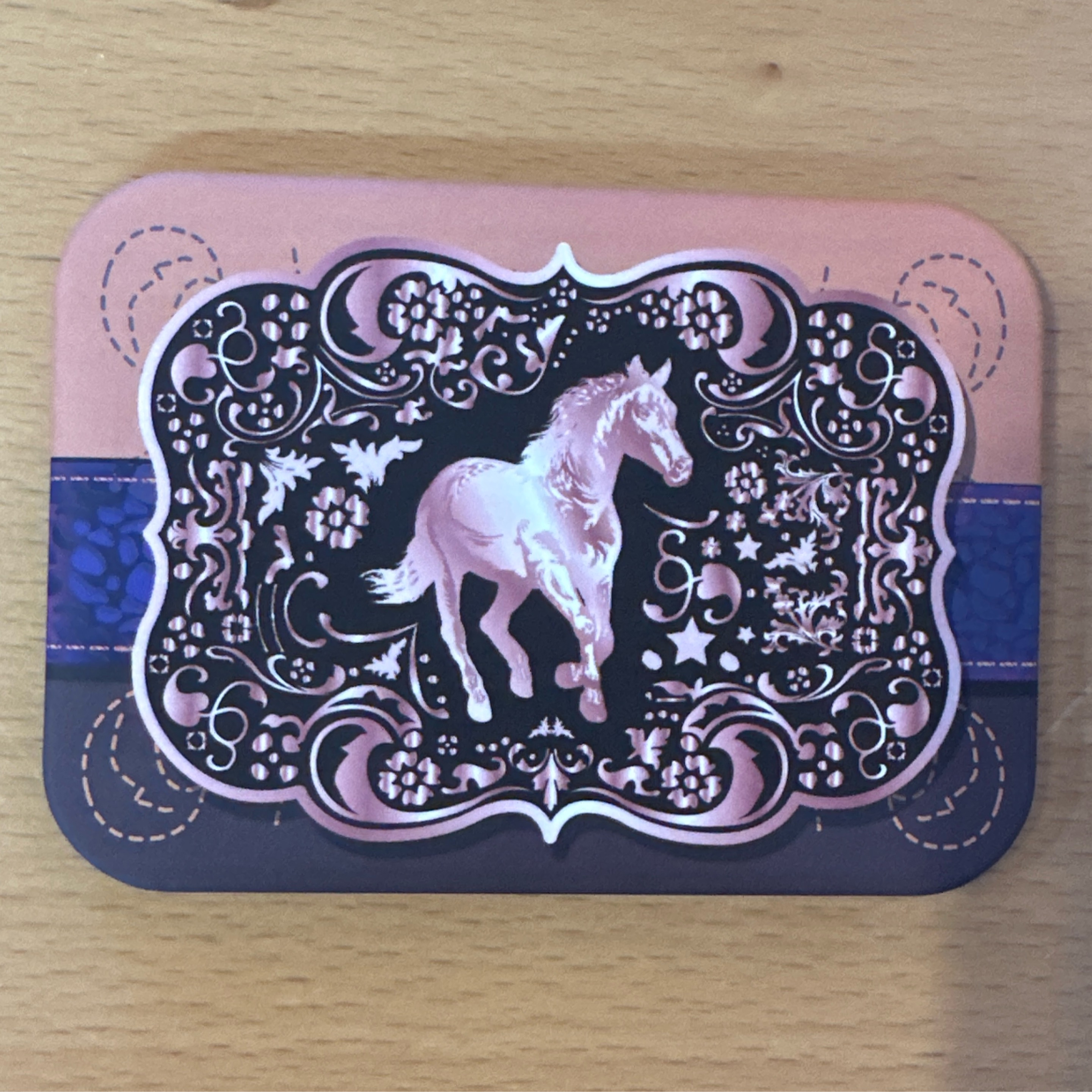 DNO-Rose Gold Horse Belt Buckle