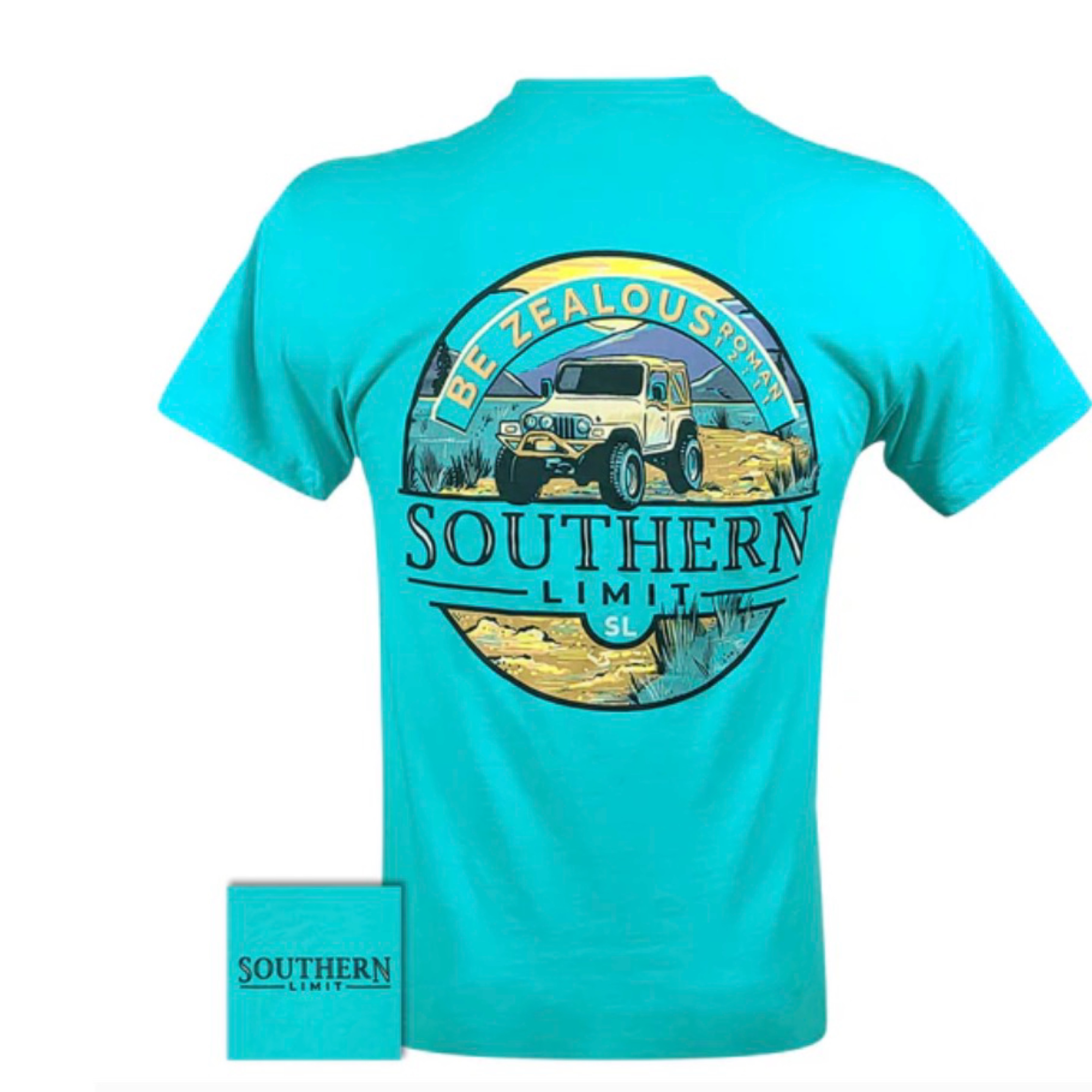 Southern Limit t shirt jeep — Bama Tan boutique, Tuscaloosa AL