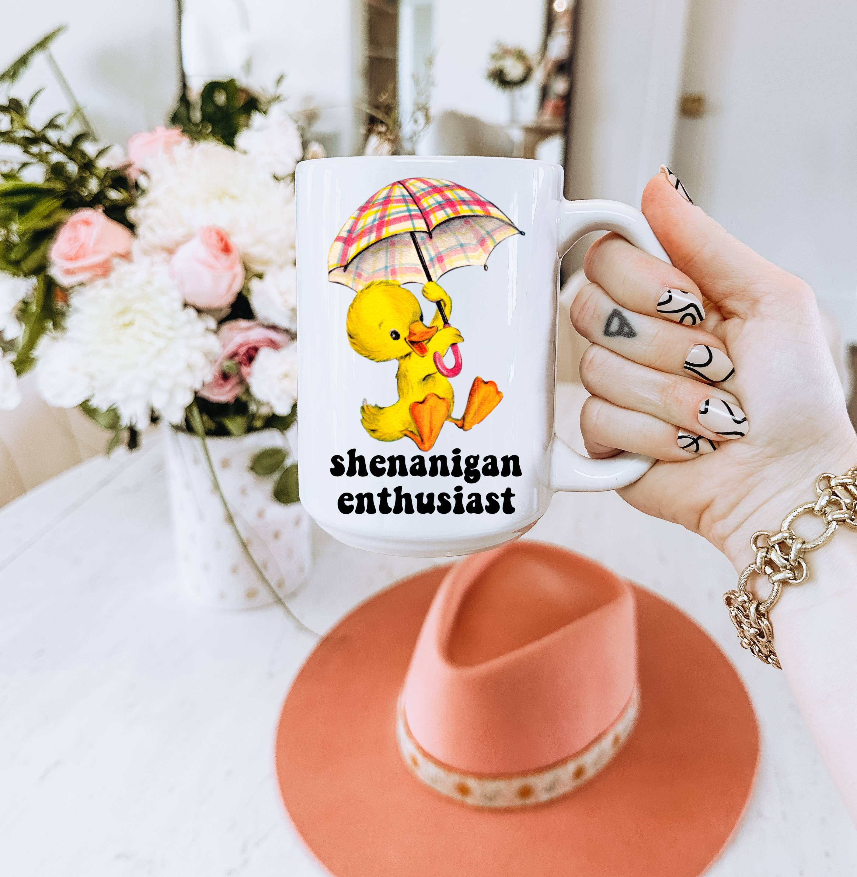 Ace the Pitmatian Co - Shenanigans Enthusiast Coffee Mug: 15 oz