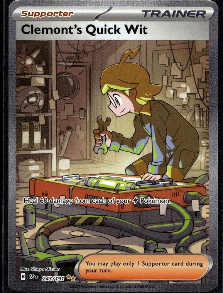 Clemont's Quick Wit - SV08 243/191