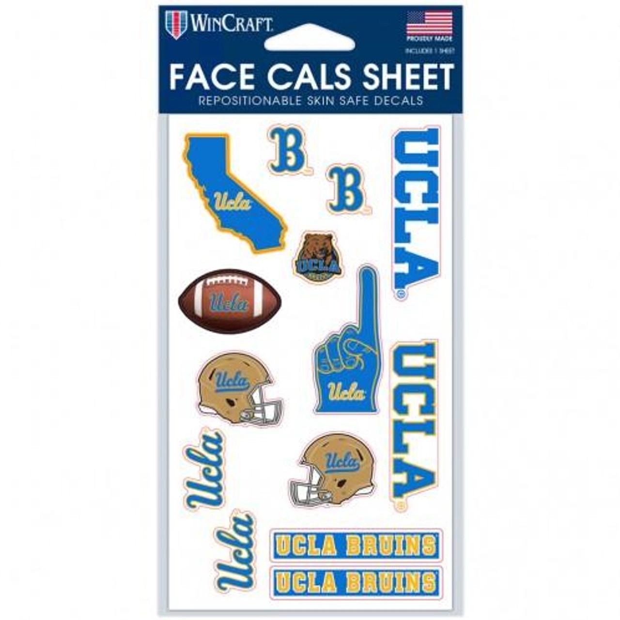 UCLA Bruins Face Cals Sheet