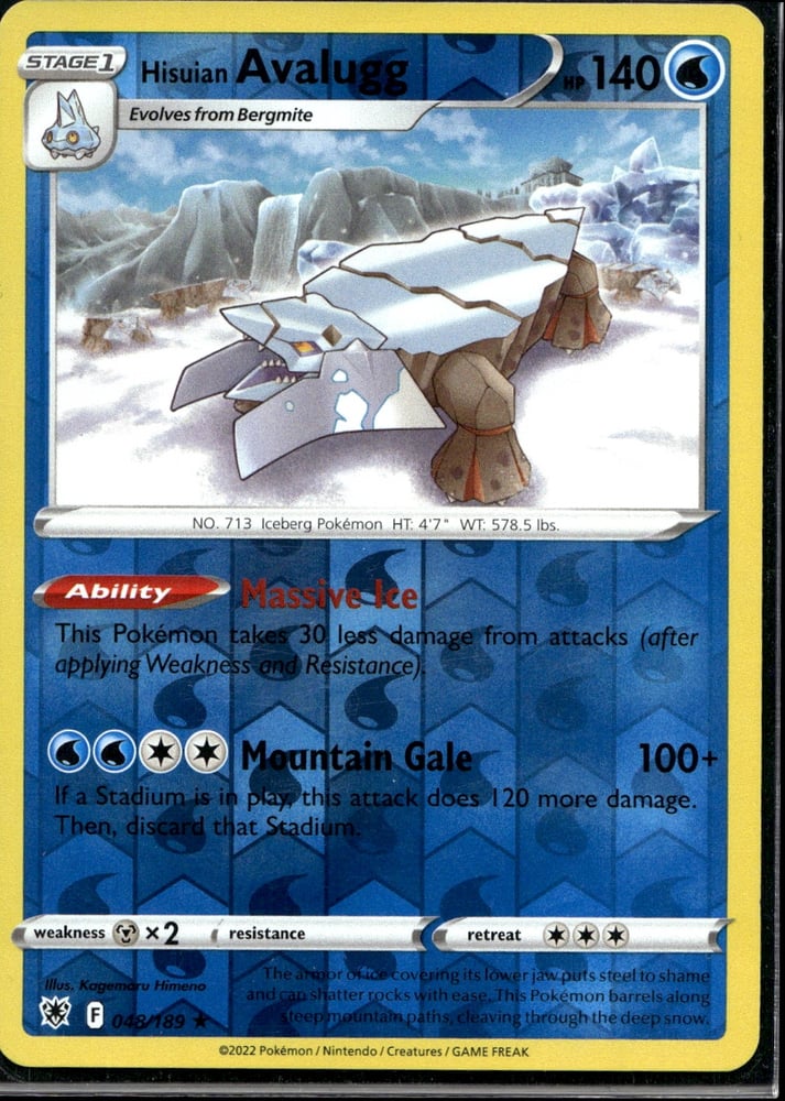 Hisuian Avalugg - SWSH10 48/189