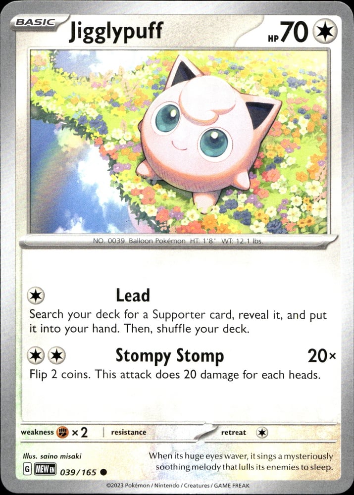 Jigglypuff - SV03.5 39/165