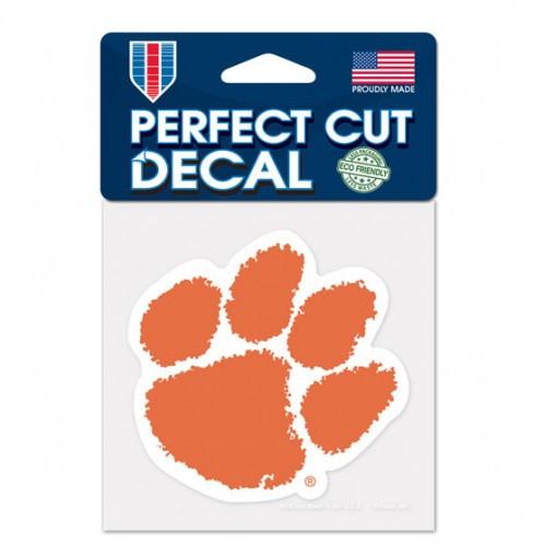 Clemson Tigers Perfect Cut Decal 4x4"